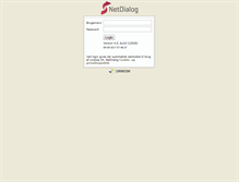 Tablet Screenshot of netdialog.kolding.dk