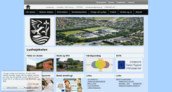 Desktop Screenshot of lyshoejskolen.kolding.dk